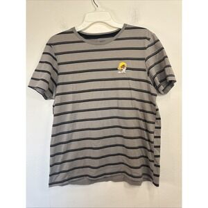 Looney Tunes Men's T-Shirt Small Black Stripes Vintage Speedy Gonzales Cartoon